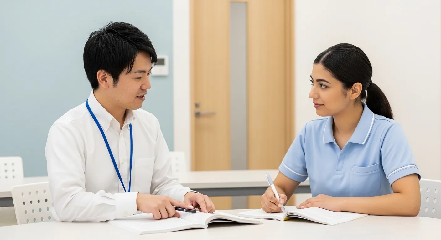 国家資格保有講師による日本語教育支援体制