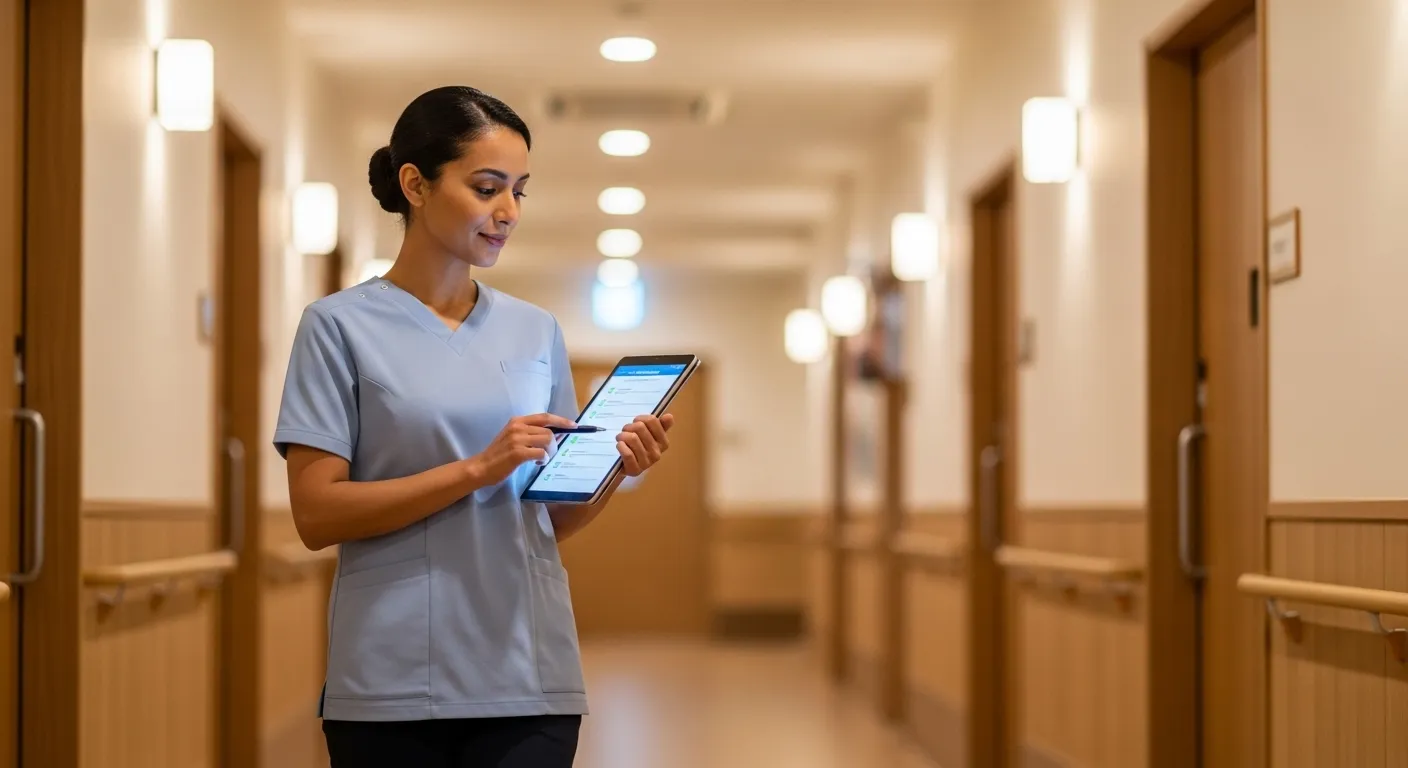 成長に応じて、将来的には1人夜勤も可能